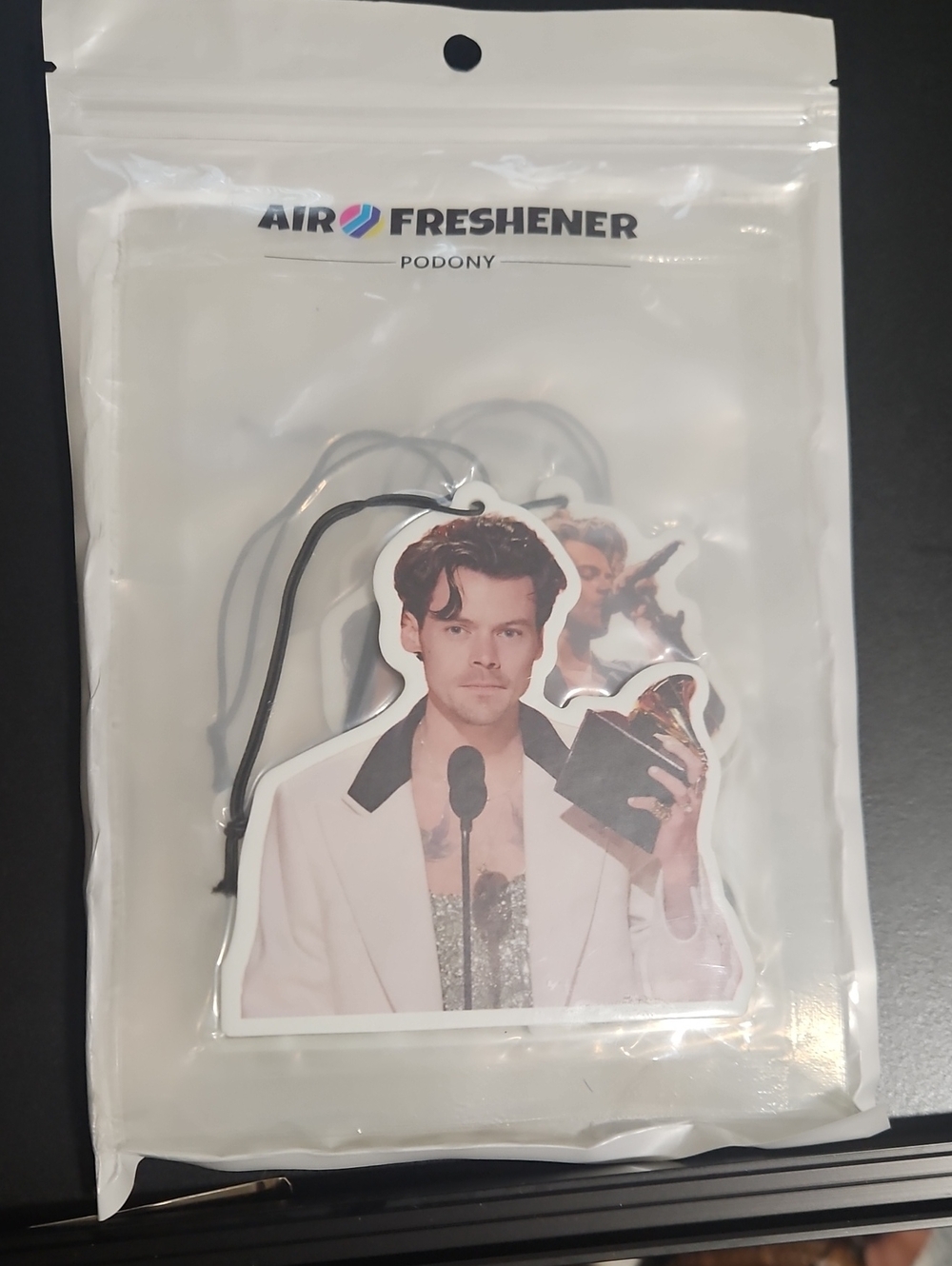 Air Freshener Podony White Celebrity Cutout Scented Hanging Air Freshener